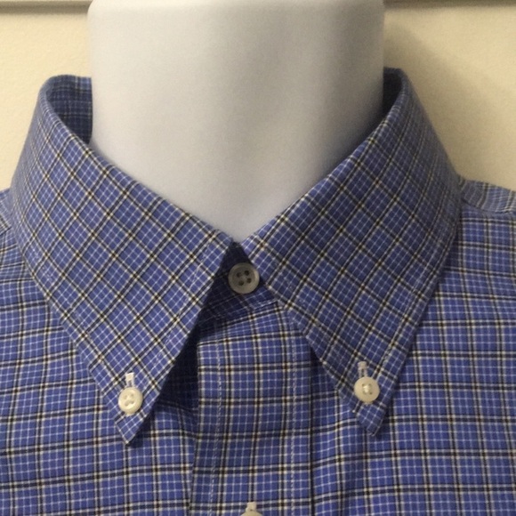 Ralph Lauren classic fit blue plaid shirt - Picture 8 of 9